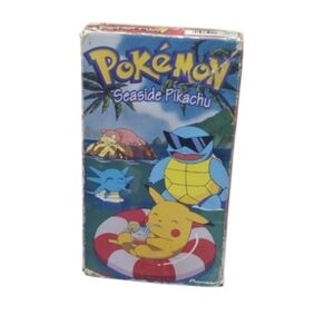 Pokémon Seaside Pikachu Vintage VHS Tape